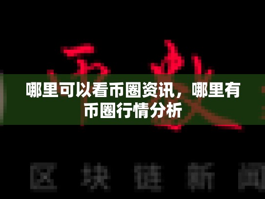 哪里可以看币圈资讯，哪里有币圈行情分析-第1张图片-币数通