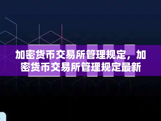 加密货币交易所管理规定，加密货币交易所管理规定最新-第1张图片-币数通