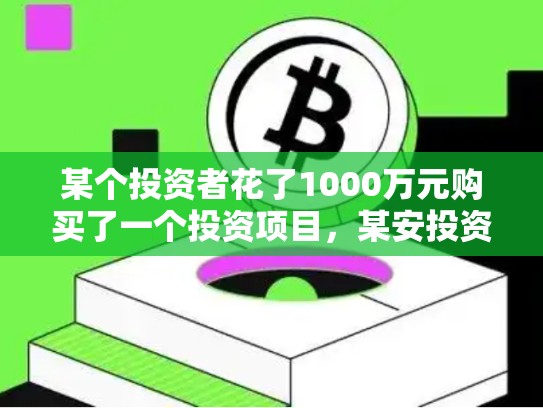 某个投资者花了1000万元购买了一个投资项目，某安投资的币有哪些-第1张图片-币数通