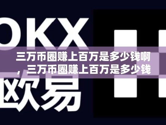 三万币圈赚上百万是多少钱啊，三万币圈赚上百万是多少钱