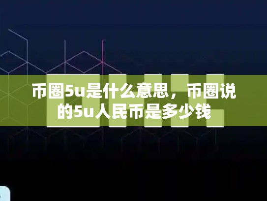 币圈5u是什么意思，币圈说的5u人民币是多少钱-第1张图片-币数通